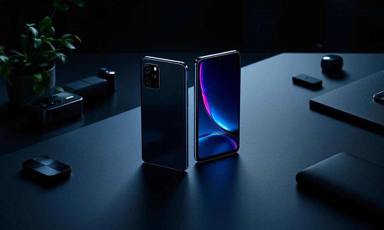 Comparativo visual dos modelos iPhone 17e e iPhone 16e com foco em design e detalhes técnicos.