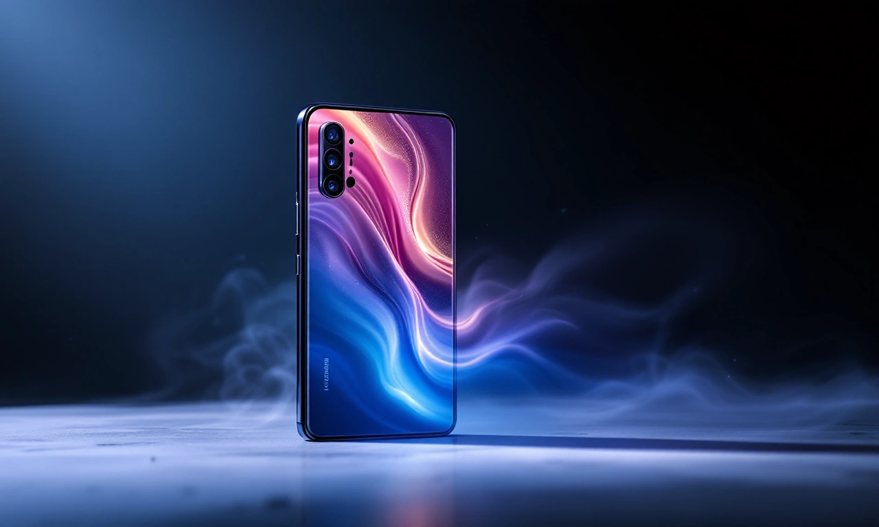 iPhone 17 Pro Max com design moderno e tela ampla em 2027.