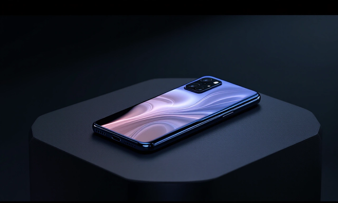 Renderização conceitual do iPhone 17 Pro Max em 2027, destacando seu design avançado e acabamento premium.