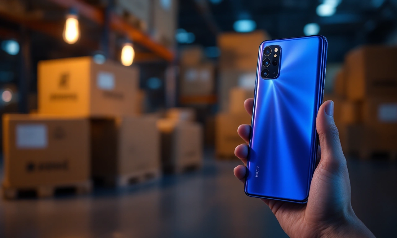 Novo iPhone 17e em mãos, com elementos visuais de importação internacional.