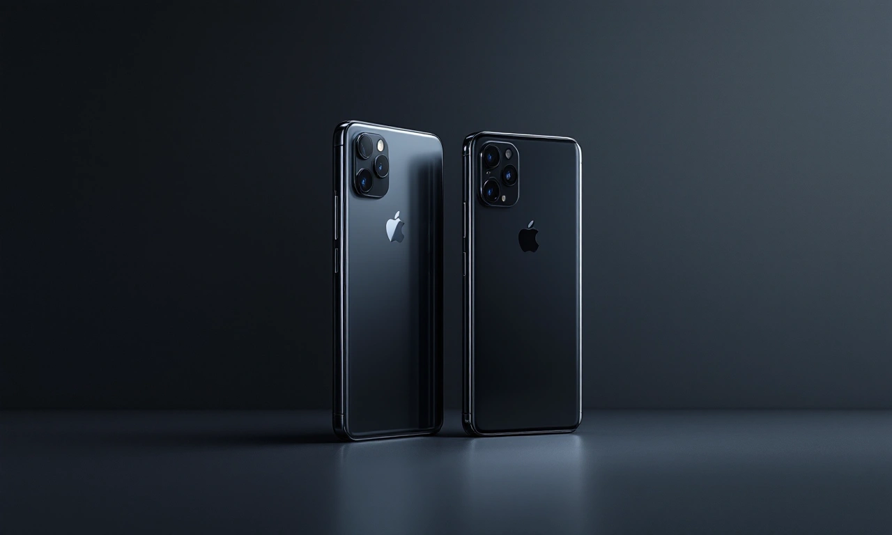 Comparativo visual entre os iPhones 17 e 16, destacando seus designs.