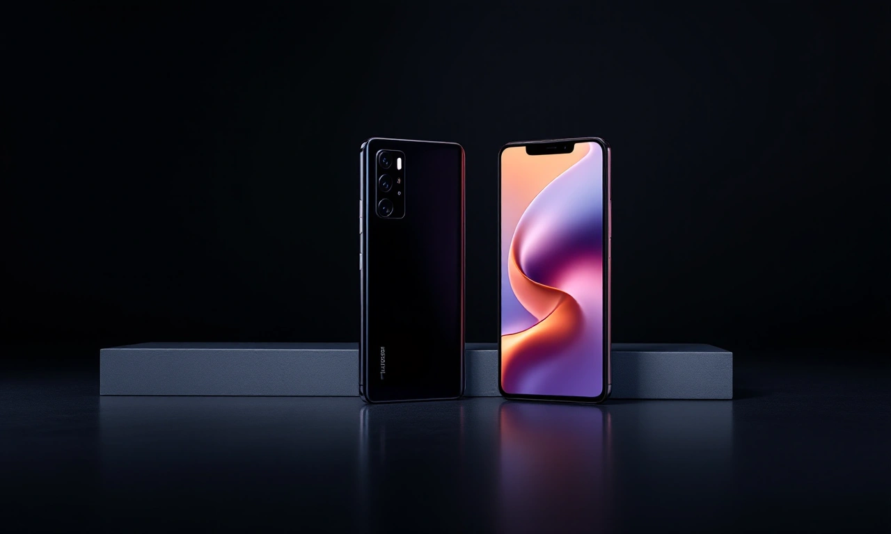 Dois iPhones lado a lado: um iPhone 18 Pro e um iPhone 18 Pro Max, exibindo seus tamanhos diferentes.