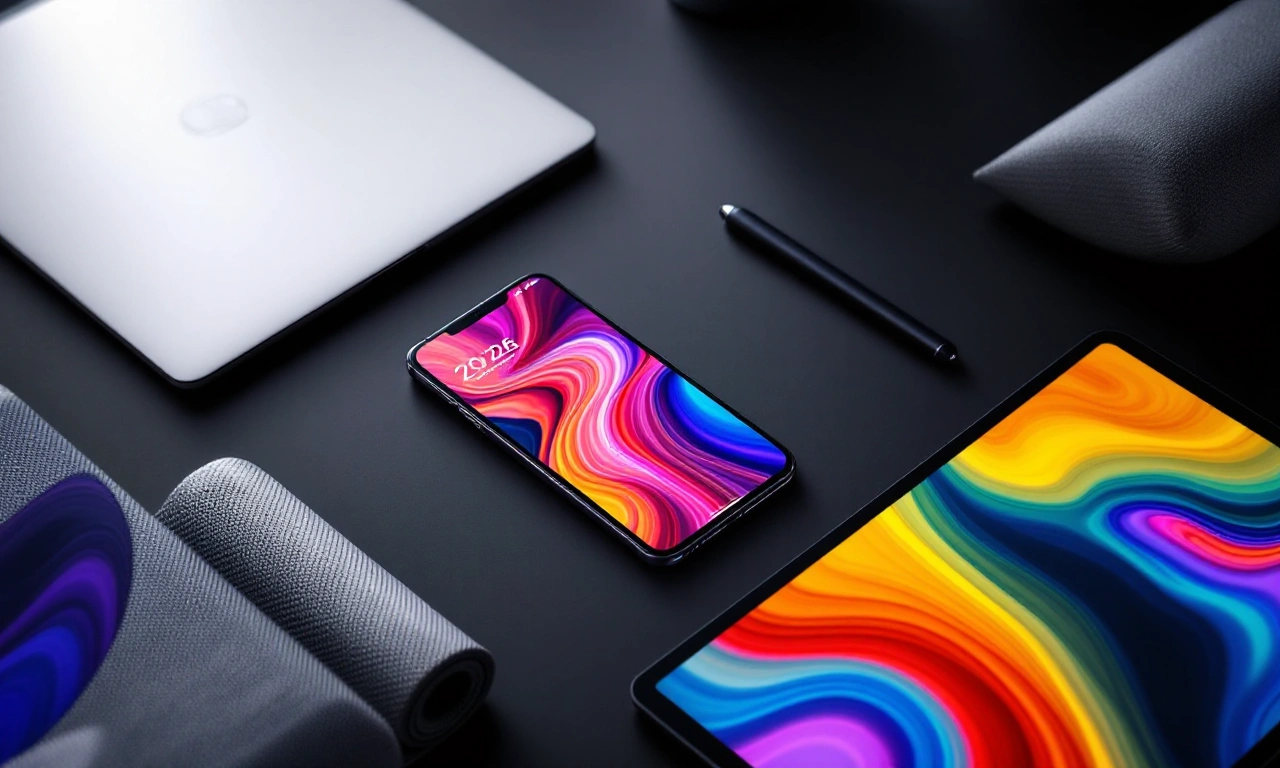 Colagem de imagens conceituais de novos produtos Apple lançados em 2026.
