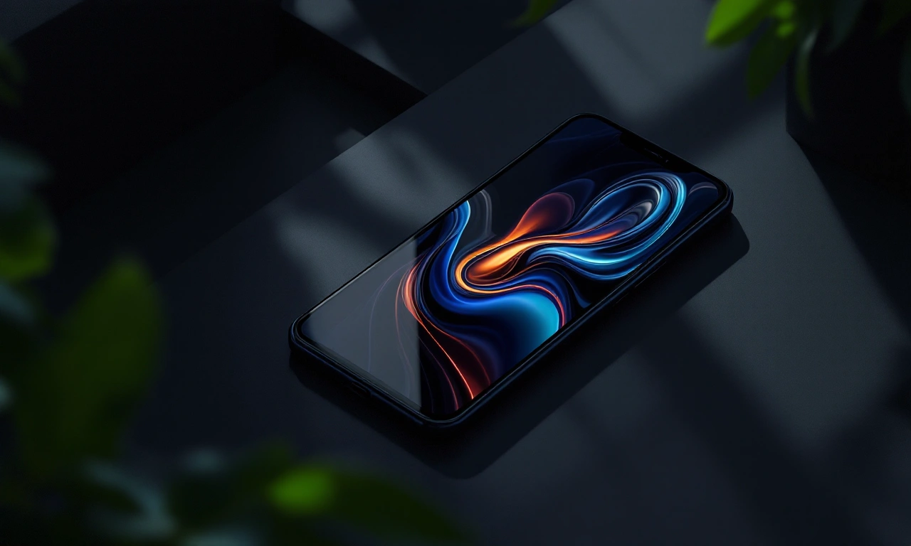 Conceito de iPhone exibindo uma tela que se curva pelas quatro bordas para uma experiência sem margens.