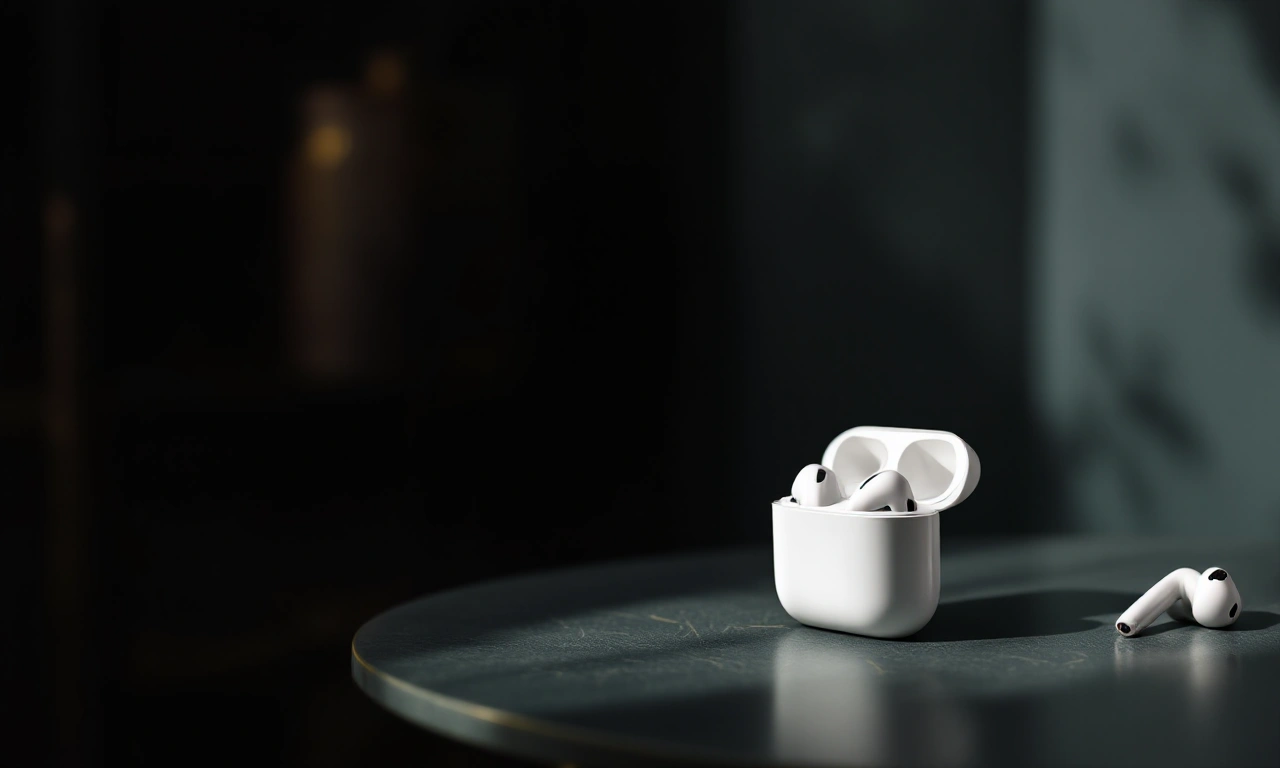 Caixa dos AirPods Pro 3 com destaque para o preço promocional.