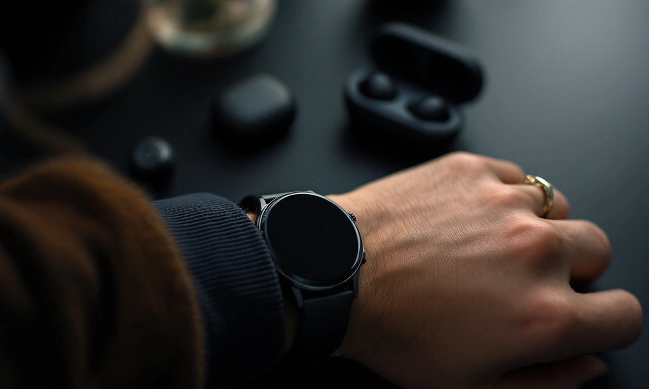 Diversos acessórios para Apple Watch em exposição.