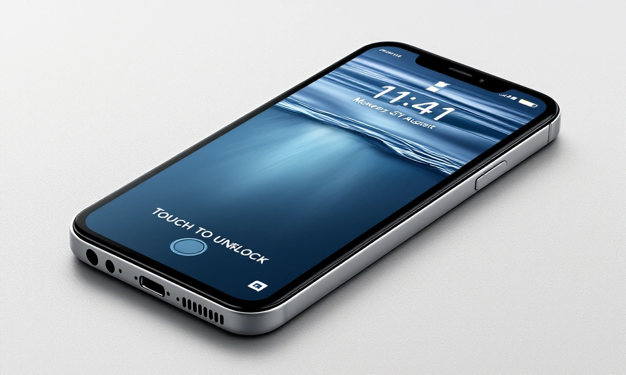 Conceito de iPhone exibindo uma tela de 7 polegadas com design moderno.