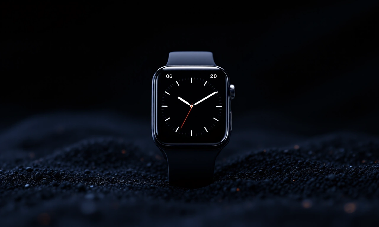 Close-up do Apple Watch Series 12 rodando a interface do watchOS 27.